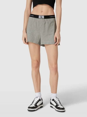 Szorty z detalami z logo Calvin Klein Underwear