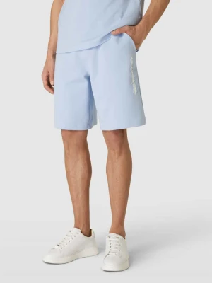 Zdjęcie produktu Szorty z dzianiny dresowej o kroju regular fit w jednolitym kolorze CK Calvin Klein