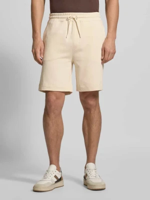 Szorty z dzianiny dresowej o kroju regular fit z czystej bawełny Boss Orange