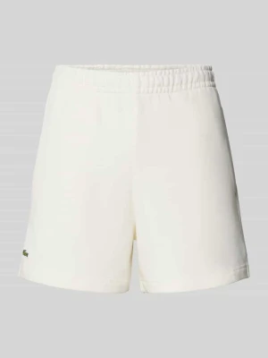 Szorty z dzianiny dresowej o kroju regular fit z czystej bawełny Lacoste Sport