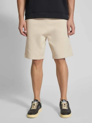 Szorty z dzianiny dresowej o kroju regular fit z elastycznym pasem model ‘Headlo’ BOSS Green