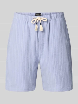 Szorty z dzianiny dresowej o kroju regular fit z elastycznym pasem Scotch & Soda