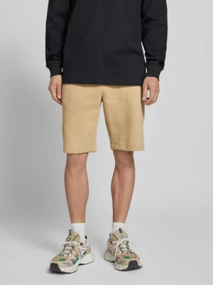 Szorty z dzianiny dresowej o kroju regular fit z fakturowanym wzorem model ‘CASPER’ Blend