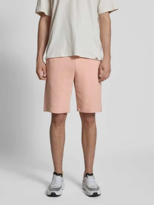 Szorty z dzianiny dresowej o kroju regular fit z fakturowanym wzorem model ‘CASPER’ Blend