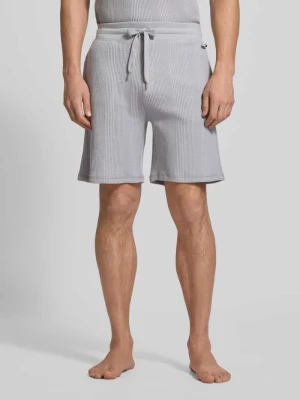 Szorty z dzianiny dresowej o kroju regular fit z mieszanki bawełny Boss