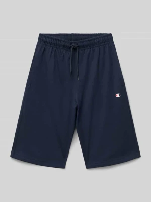 Szorty z dzianiny dresowej o kroju regular fit z nadrukiem z logo Champion