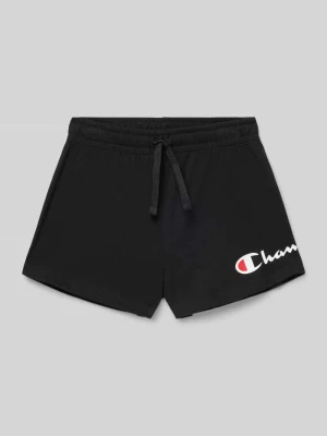 Szorty z dzianiny dresowej o kroju regular fit z nadrukiem z logo Champion