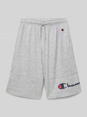 Szorty z dzianiny dresowej o kroju regular fit z nadrukiem z logo Champion