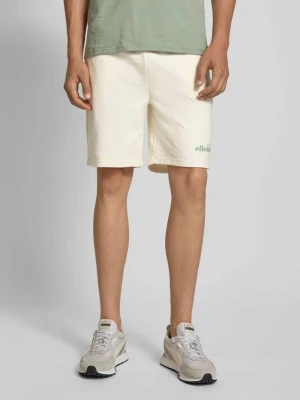 Szorty z dzianiny dresowej o kroju regular fit z nadrukiem z logo model ‘MOLLA’ Ellesse