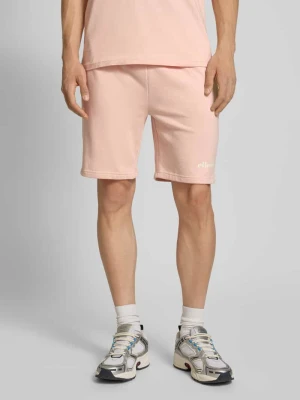 Szorty z dzianiny dresowej o kroju regular fit z nadrukiem z logo model ‘MOLLA’ Ellesse