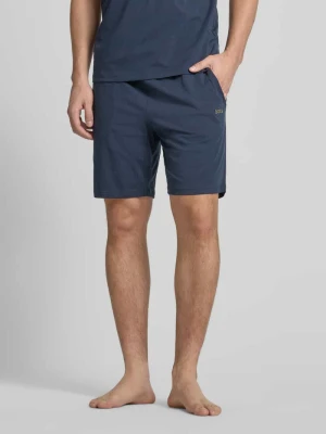 Szorty z dzianiny dresowej o kroju regular fit z tunelem model ‘Mix&Match’ Boss