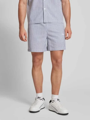 Szorty z dzianiny dresowej o kroju regular fit z wyhaftowanym logo model ‘GALLIPOLI’ Sergio Tacchini