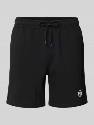 Zdjęcie produktu Szorty z dzianiny dresowej o kroju regular fit z wyhaftowanym logo model ‘SIMBA’ Sergio Tacchini