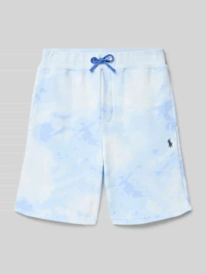 Szorty z dzianiny dresowej o kroju regular fit z wyhaftowanym logo Polo Ralph Lauren Teens