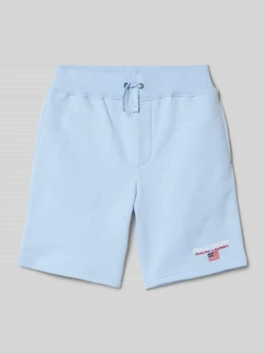 Szorty z dzianiny dresowej o kroju regular fit z wyhaftowanym logo Polo Sport