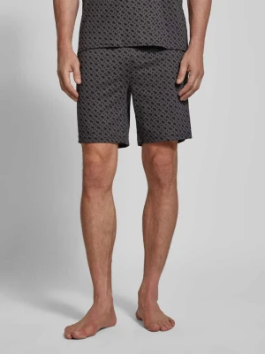 Szorty z dzianiny dresowej o kroju relaxed fit z elastycznym pasem Boss