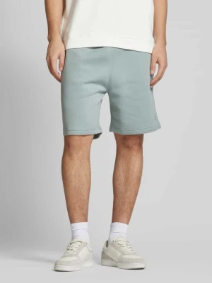 Szorty z dzianiny dresowej o kroju relaxed fit z mieszanki bawełny w stylu jogger Tom Tailor Denim