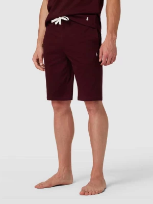 Szorty z dzianiny dresowej o kroju slim fit z wyhaftowanym logo model ‘LIQUID’ Polo Ralph Lauren Underwear