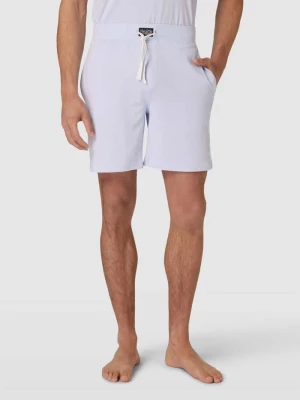 Szorty z dzianiny dresowej o kroju slim fit z wyhaftowanym logo model ‘SUMMER’ Polo Ralph Lauren Underwear