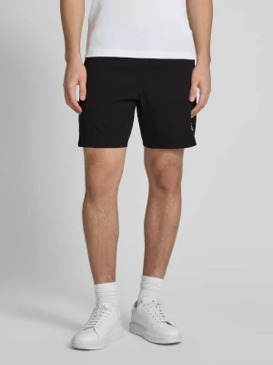 Szorty z dzianiny dresowej o luźnym kroju z nadrukiem z logo model ‘VENTUS’ EA7 Emporio Armani