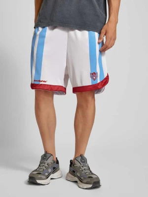 Szorty z dzianiny dresowej z detalami z logo model ‘SEVENTY SEVEN’ Low Lights Studios