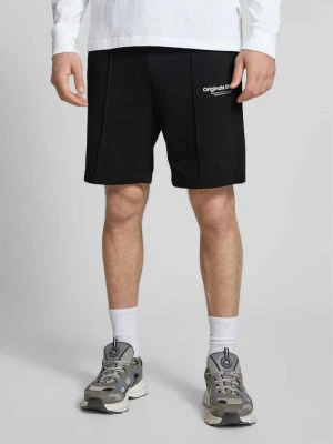 Szorty z dzianiny dresowej z detalem z logo model ‘KANE’ jack & jones
