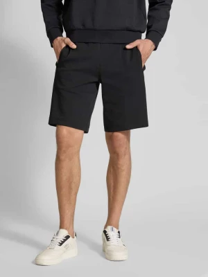 Szorty z dzianiny dresowej z elastycznym pasem Armani Exchange