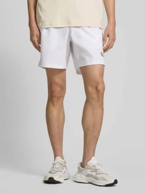 Szorty z dzianiny dresowej z elastycznym pasem EA7 Emporio Armani