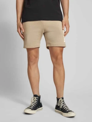 Szorty z dzianiny dresowej z elastycznym pasem i tunelem alpha industries