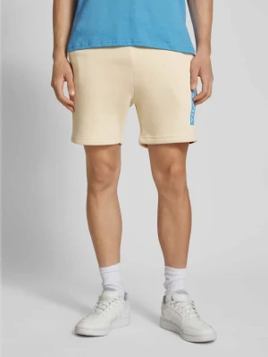 Szorty z dzianiny dresowej z elastycznym pasem i tunelem alpha industries