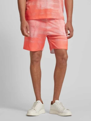 Szorty z dzianiny dresowej z elastycznym pasem model ‘Halbero’ BOSS Green