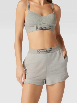 Szorty z dzianiny dresowej z napisem z logo Calvin Klein Underwear