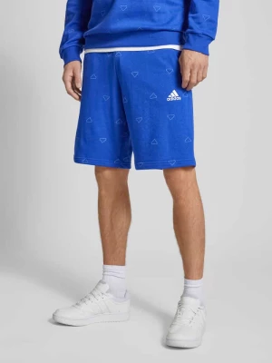 Szorty z dzianiny dresowej z wyhaftowanym logo ADIDAS SPORTSWEAR