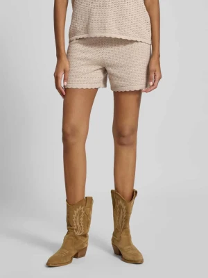 Szorty z dzianiny o kroju regular fit z czystej bawełny model ‘SCOUT’ Pieces