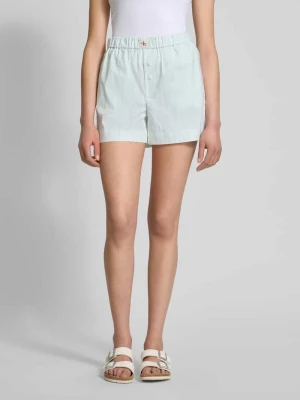 Szorty z elastycznym pasem i detalem z logo Calvin Klein Jeans