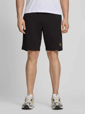 Szorty z elastycznym pasem i logo EA7 Emporio Armani