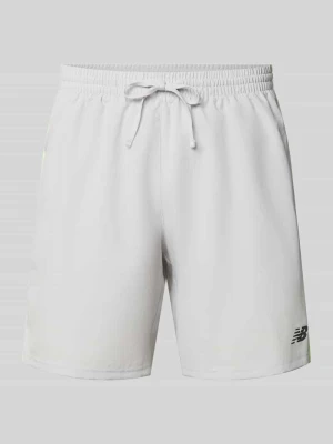 szorty z elastycznym pasem i logo New Balance