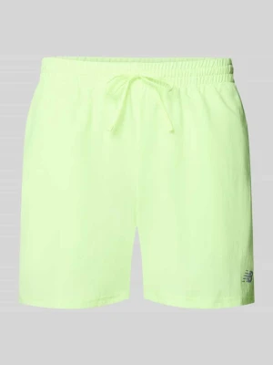 szorty z elastycznym pasem i logo New Balance