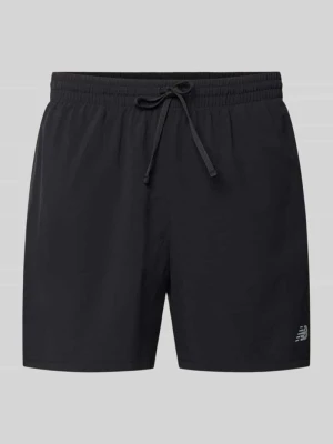 szorty z elastycznym pasem i logo New Balance