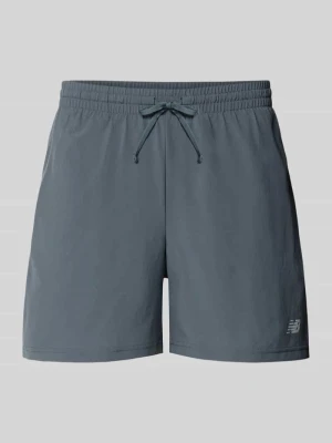 szorty z elastycznym pasem i logo New Balance