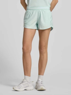 Szorty z elastycznym pasem i logo Under Armour Miętowy
