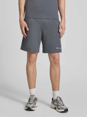 Szorty z elastycznym pasem i wyhaftowanym logo Champion