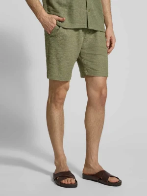 Szorty dresowe z elastycznym pasem MCNEAL Limonkowy