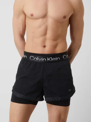 Szorty z elastycznym pasem — wodoodporne Calvin Klein Performance
