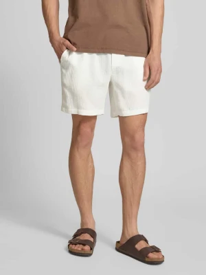 Zdjęcie produktu Szorty z fakturowanym wzorem i elastycznym pasem model ‘BERTIL’ Only & Sons