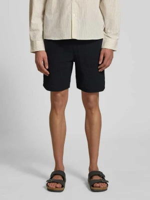 Szorty z fakturowanym wzorem model 'AIDEN' Jack&Jones Czarny