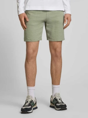 Szorty z fakturowanym wzorem model 'AIDEN' Jack&Jones Trzcinowy