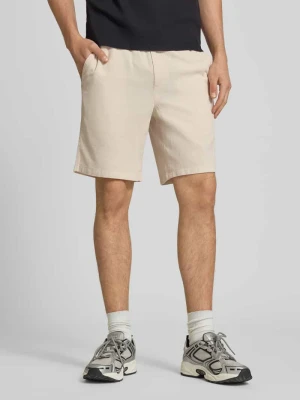 Szorty z fakturowanym wzorem model 'JAIDEN' Jack&Jones Złamany biały