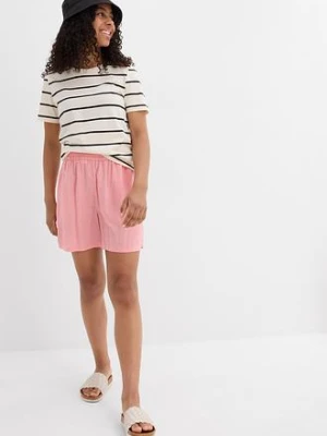 Szorty z gumką w talii z miękkiej wiskozy (2 pary) bonprix