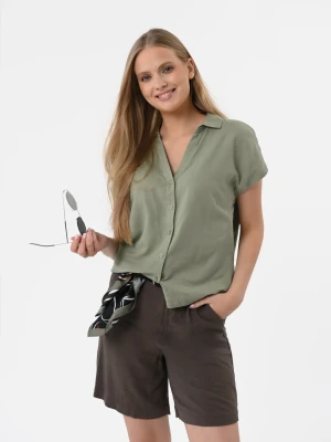 Szorty z lnem P-ELYS Volcano